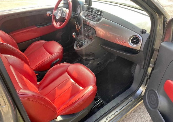 Fiat 500 cena 16400 przebieg: 130747, rok produkcji 2010 z Turek małe 191